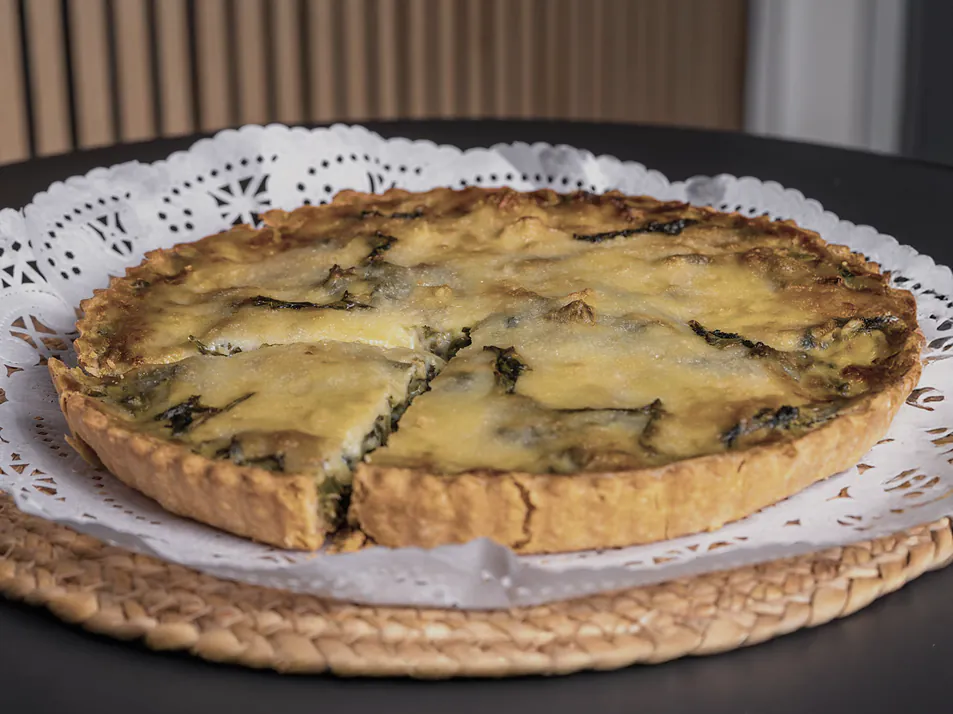 Spinach Quiche, photograph 3 of 3